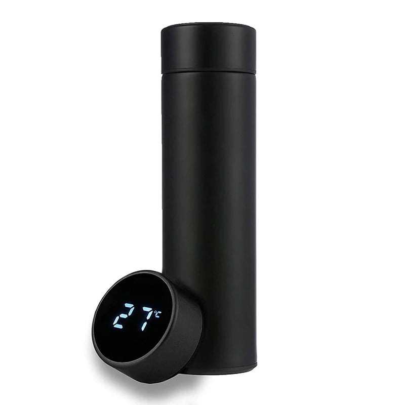 Garrafa Térmica Inteligente em Aço Inoxidável – Ecrã LED de Temperatura, 500ml, Filtro de Chá Garrafa Térmica Inteligente em Aço Inoxidável – Ecrã LED de Temperatura, 500ml, Filtro de Chá